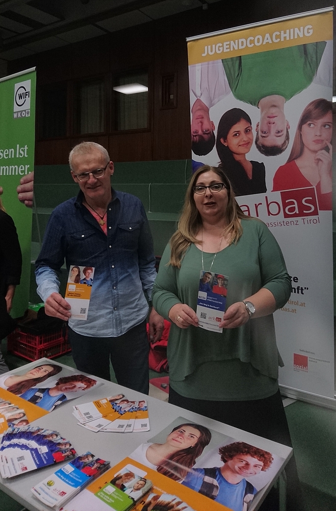 Jugendcoaches am Stand